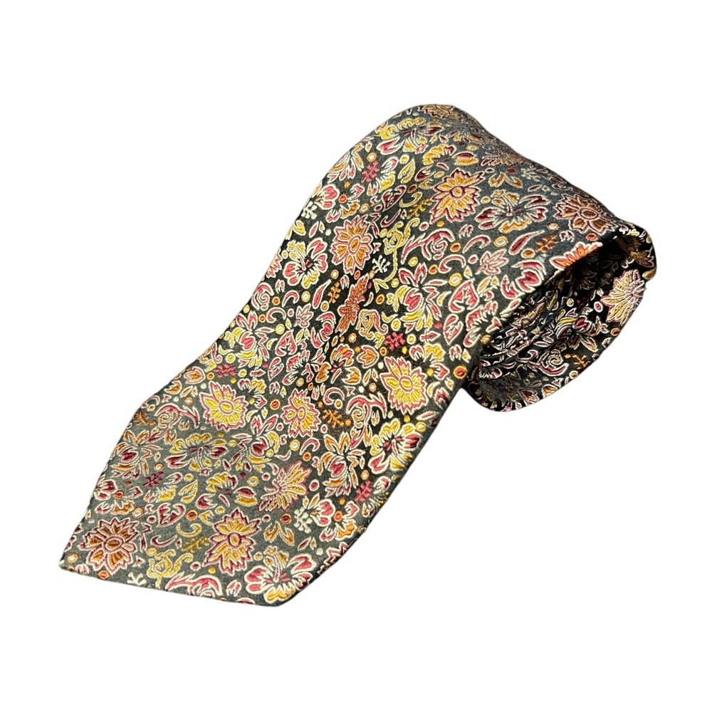 Bruno Piattelli Floral Necktie Silk Designer Patterned Tie for Men‎